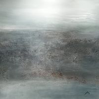 Die Stille an diesem Morgen 120x120 cm